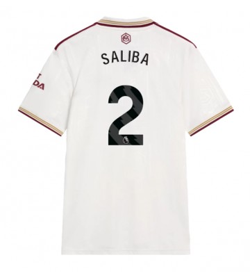 Arsenal William Saliba #2 Tredje Tröja 2025-26 Kortärmad